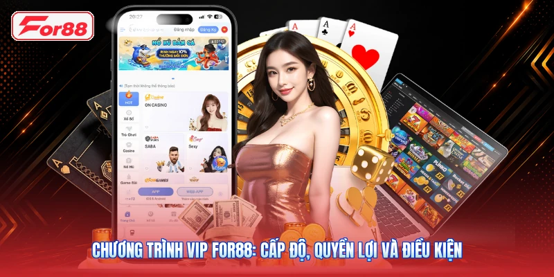 Chương Trình VIP FOR88: Cấp Độ, Quyền Lợi Và Điều Kiện
