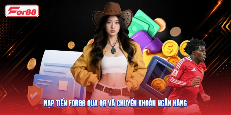 Nạp Tiền FOR88 Qua QR Và Chuyển Khoản Ngân Hàng